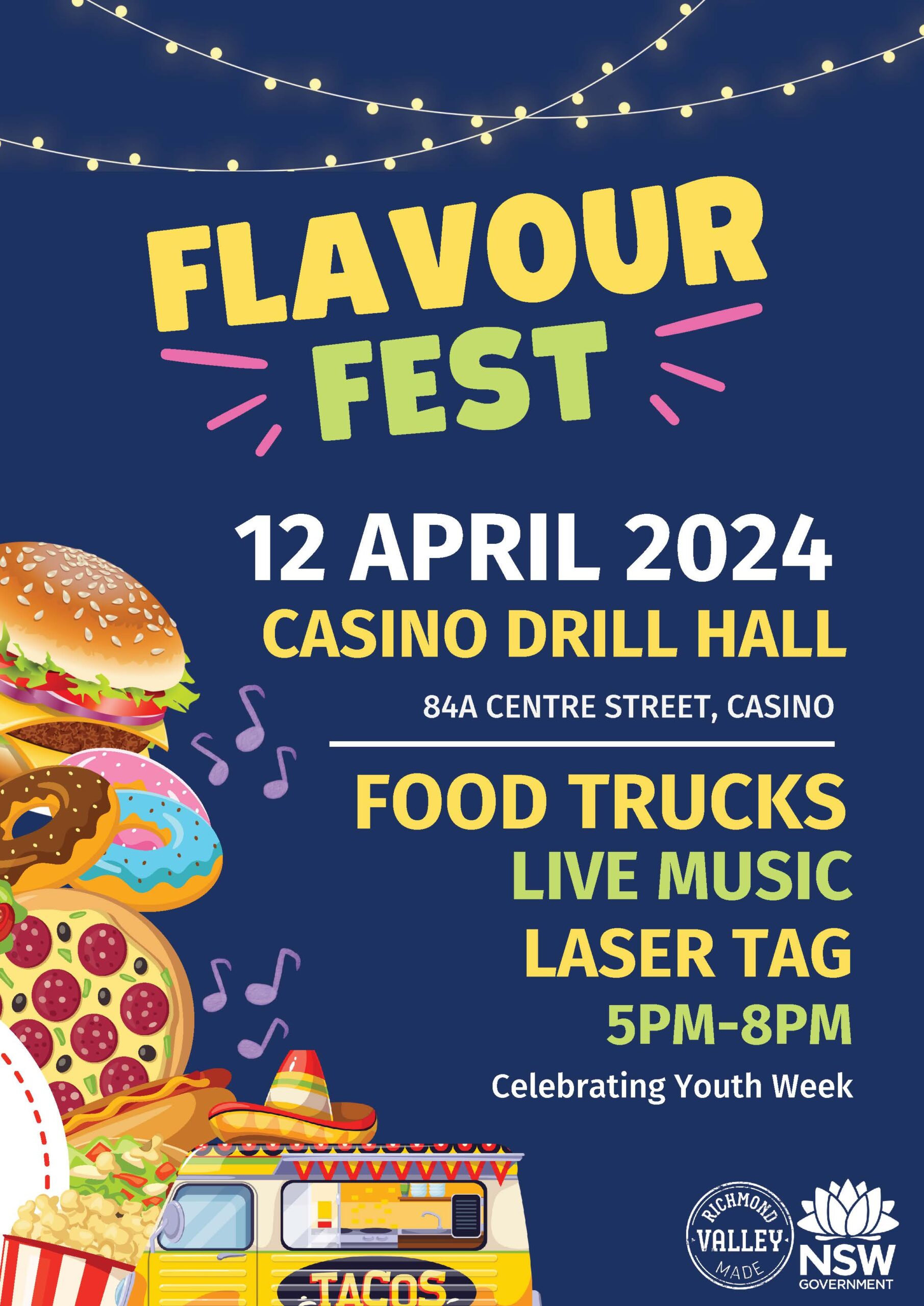 Youth Week Flavour fest POSTER scaled